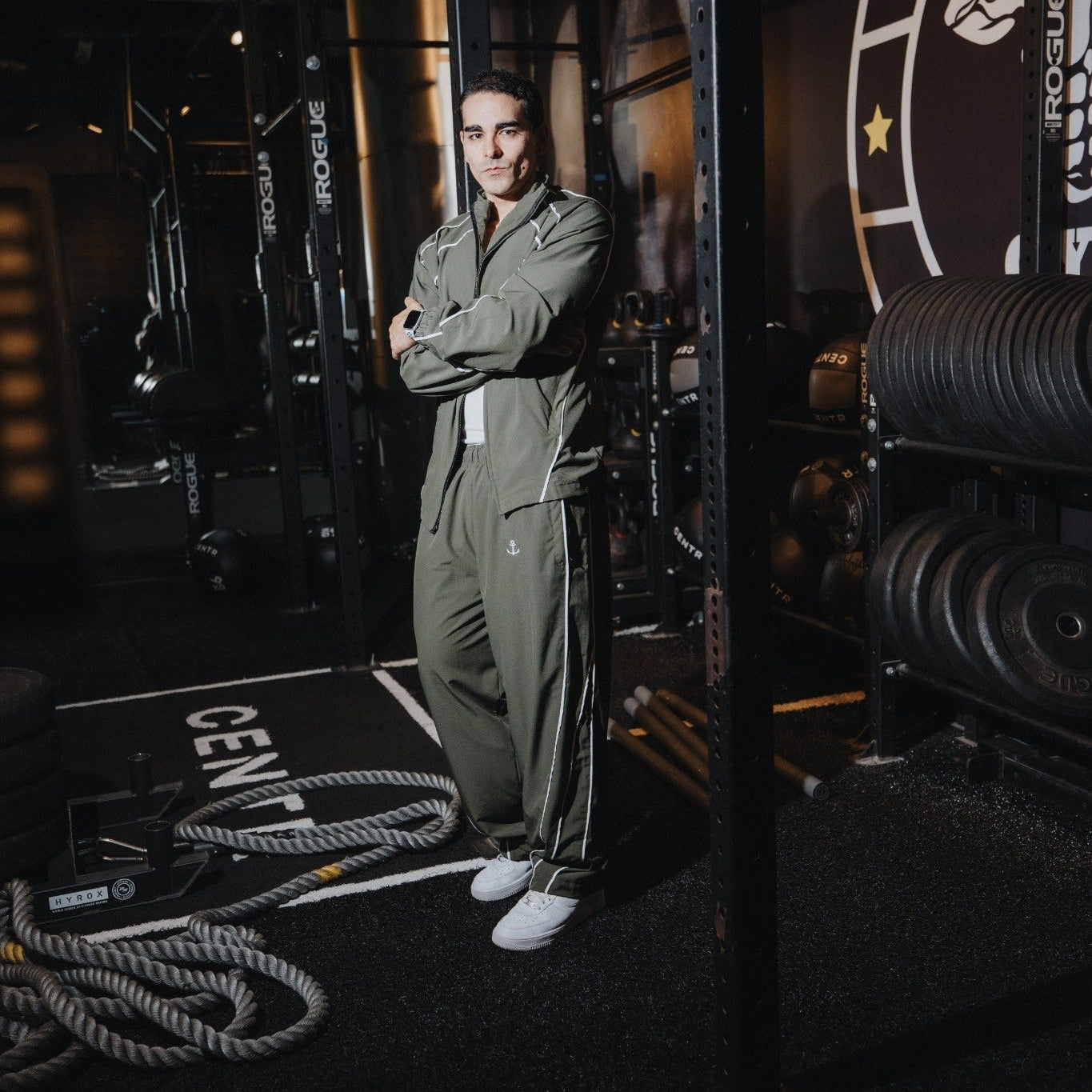 Ascend Oversized Tracksuit Olive