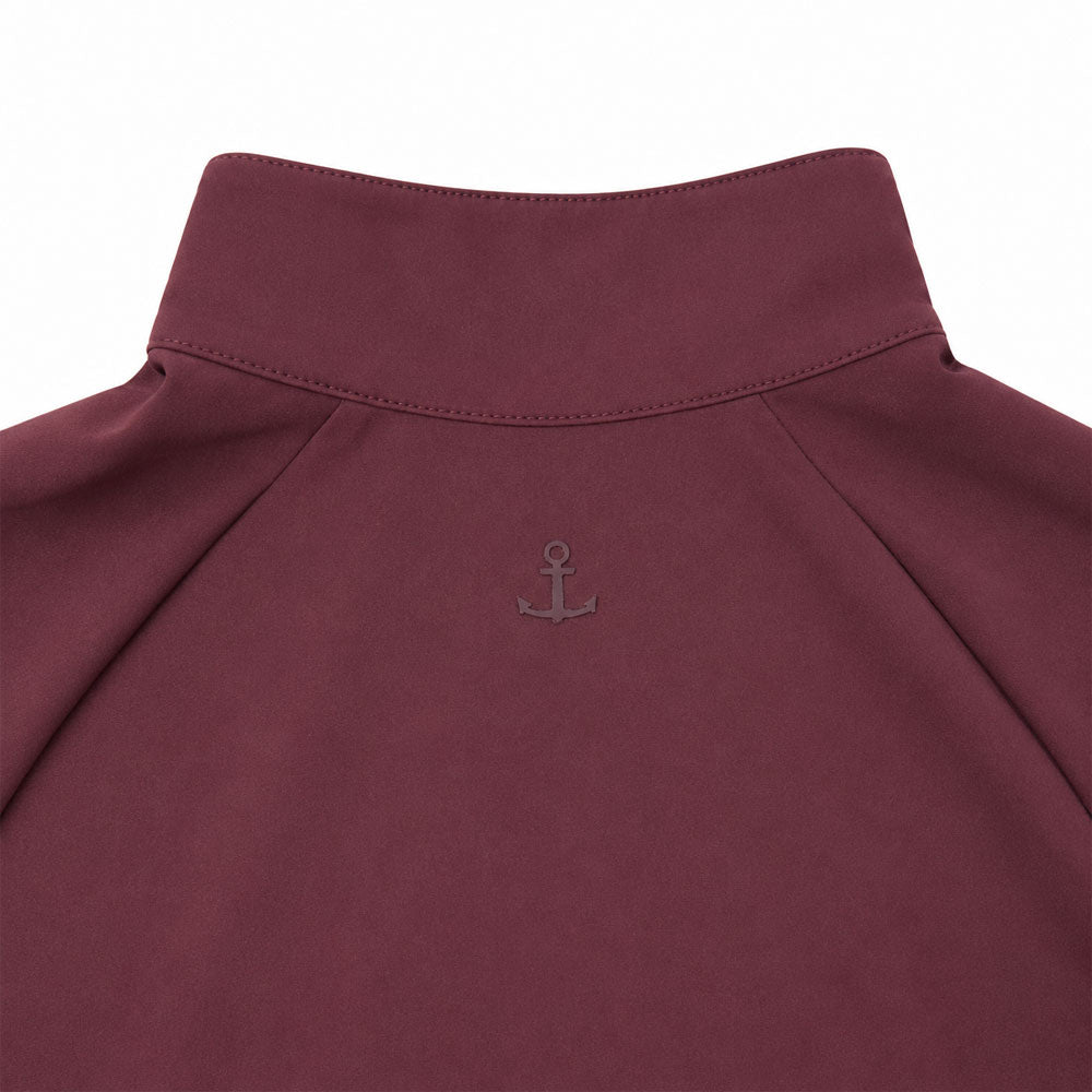 Sudadera Ultra Ligera Motion Series 1/4 Zip Burgundy