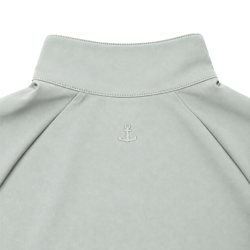 Sudadera Ultra Ligera Motion Series 1/4 Zip Mint Gray