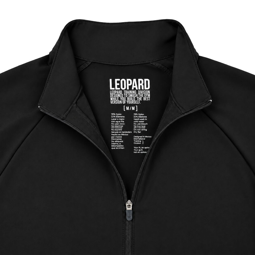 Sudadera Ultra Ligera Motion Series 1/4 Zip Black