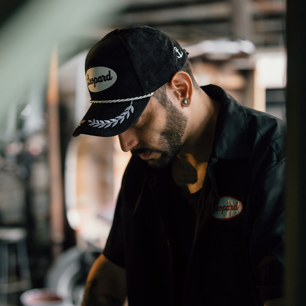 Work Dept Corduroy Cap Black