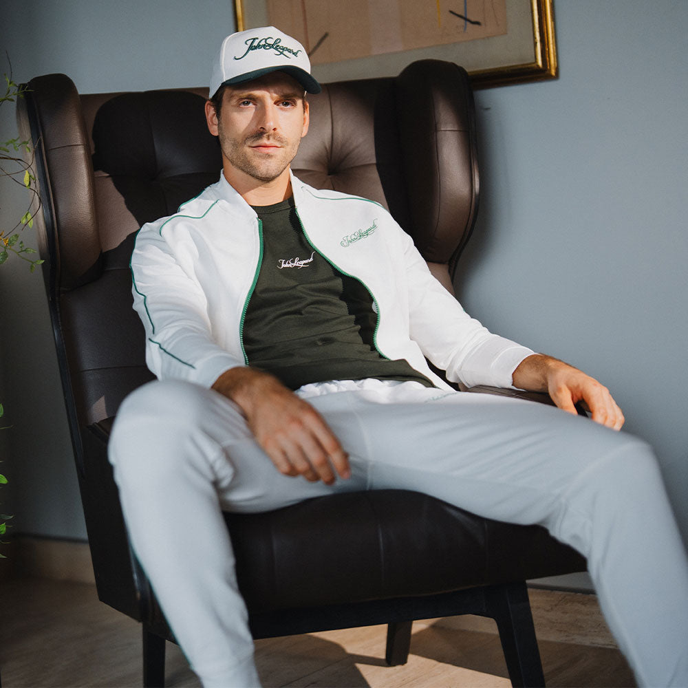 Heritage Tracksuit Off White Details Green