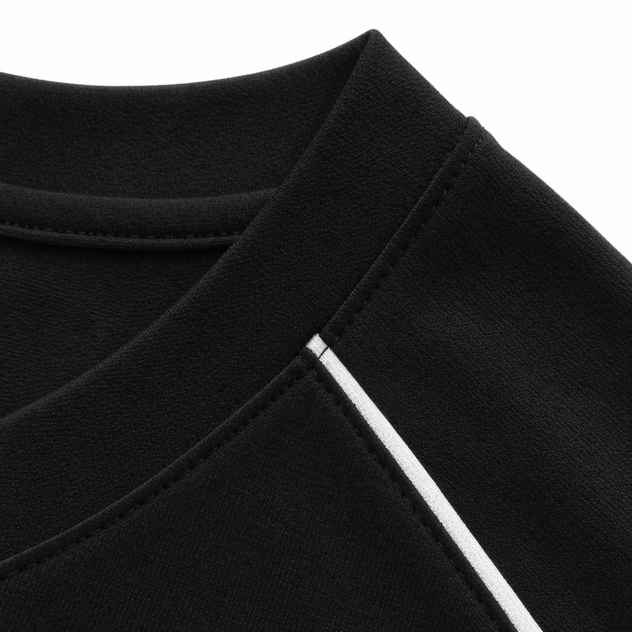 Playera Heritage Ranglan Slim Fit Black