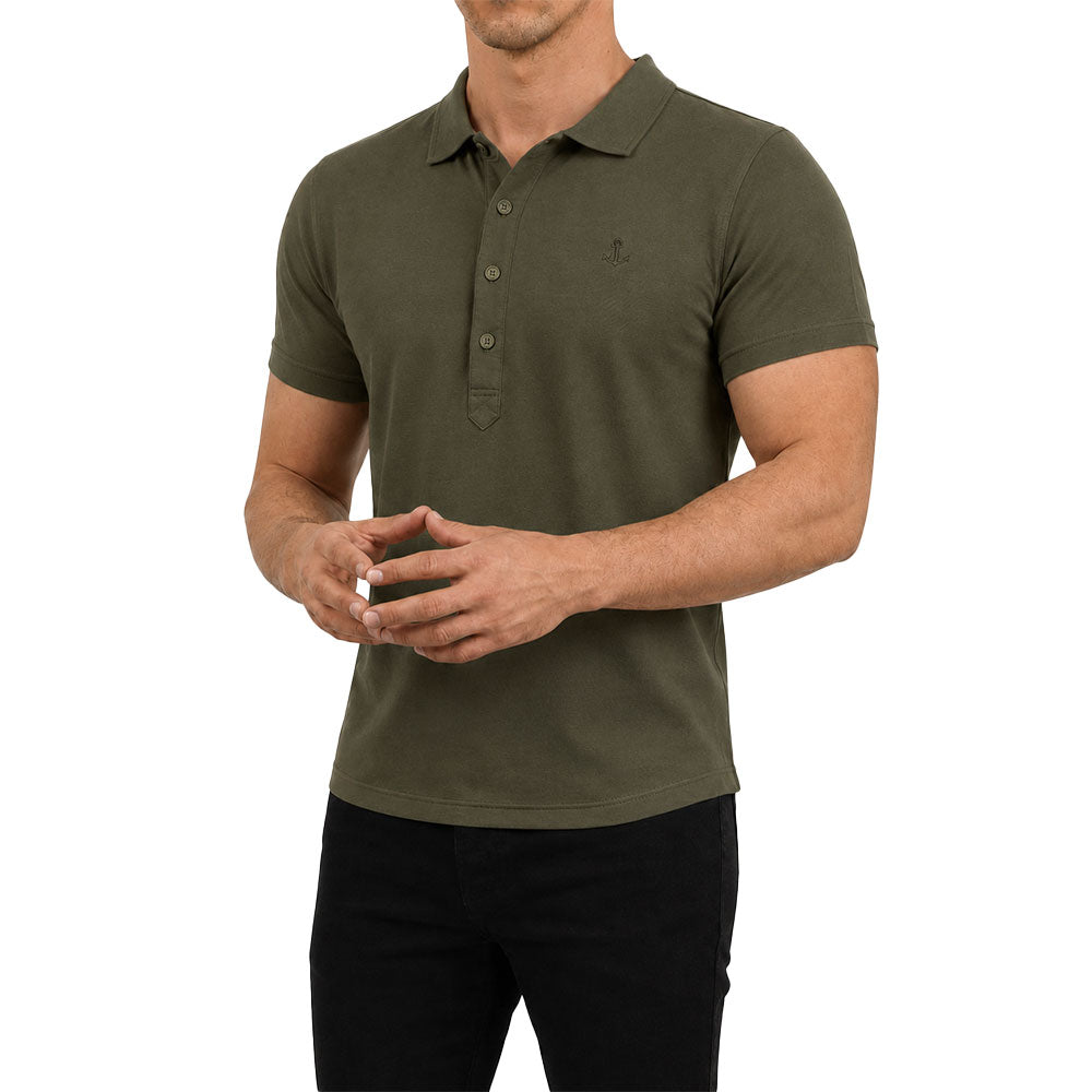Santos Polo Manga Corta Olive