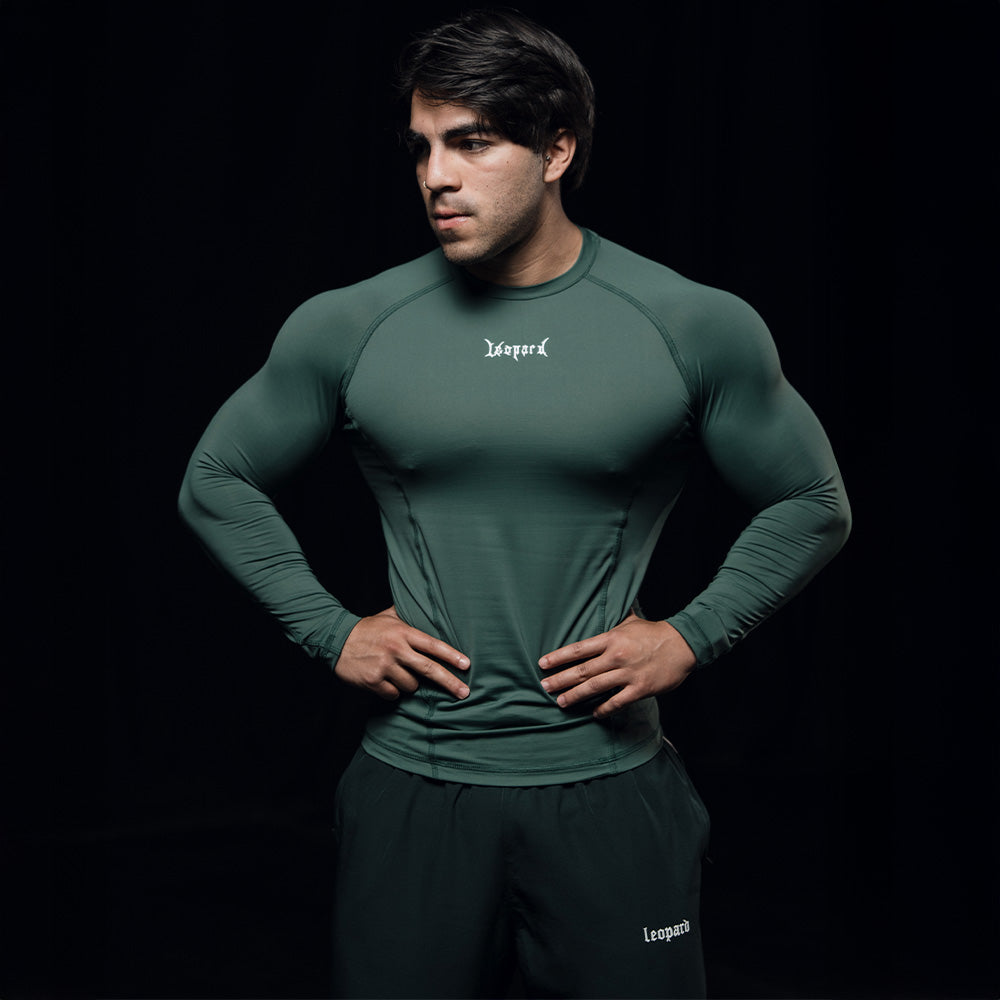 Strike Ops Compression Long Sleeve Dark Green (preventa)