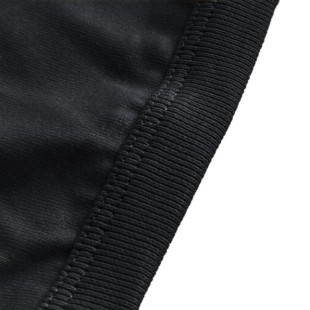 Playera Heritage Logo Slim Ringer Black