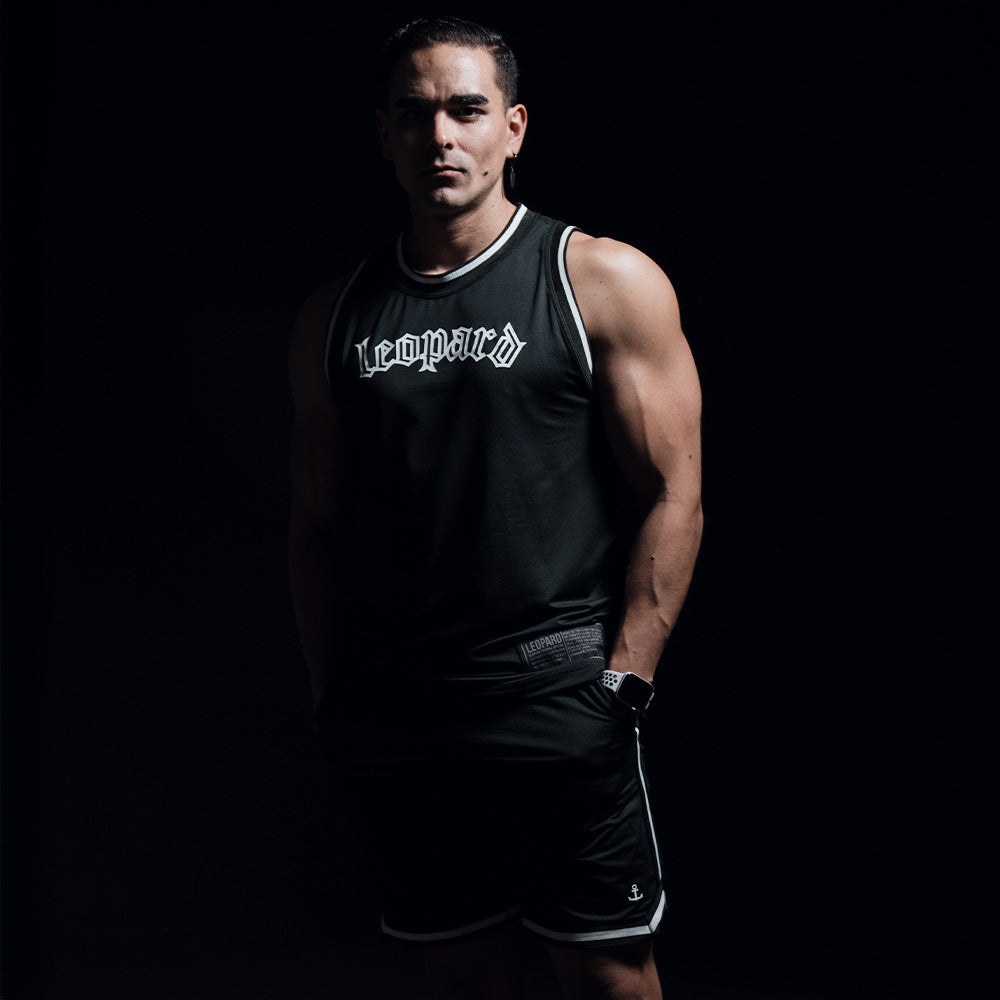 Mesh Jersey Mamba State Black Power Logo