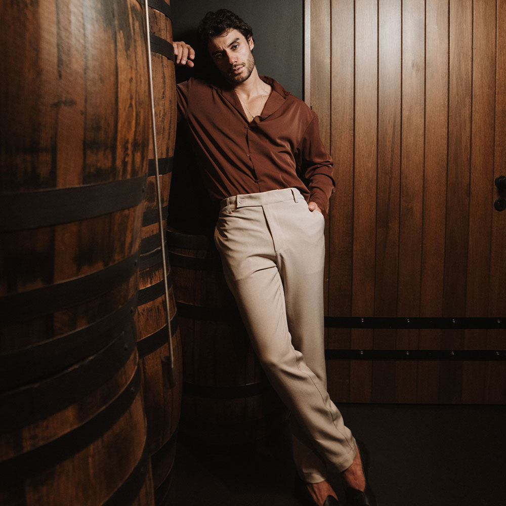 Nerano Smart-Casual Trouser Sand