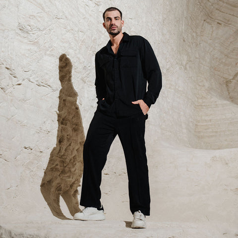 Midnight Flow Trouser Black