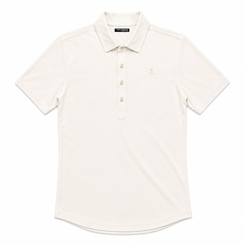 Santos Polo Manga Corta Off White
