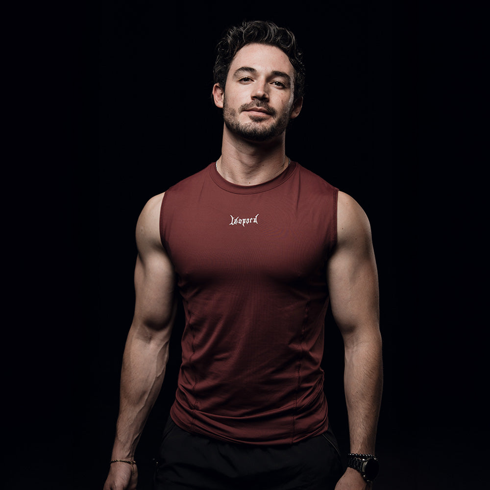 Strike Ops Compression Tank Sleeve Burgundy (preventa)