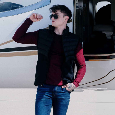 Chaleco Essential Down Vest Black