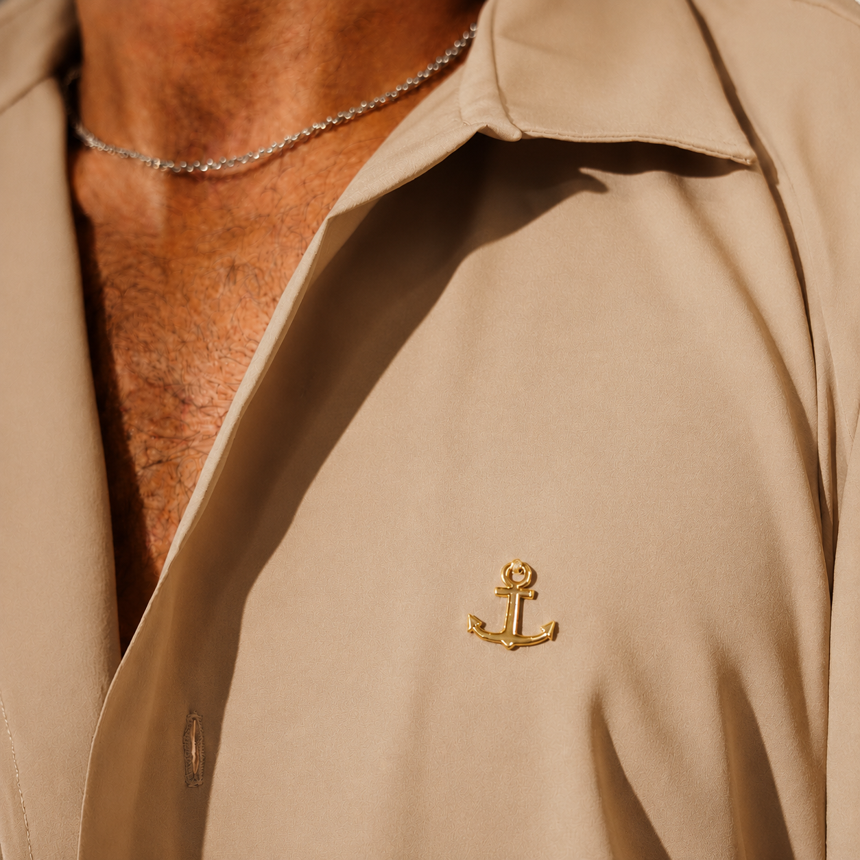 Camisa Belmond Boxy Oversized Beach Sand
