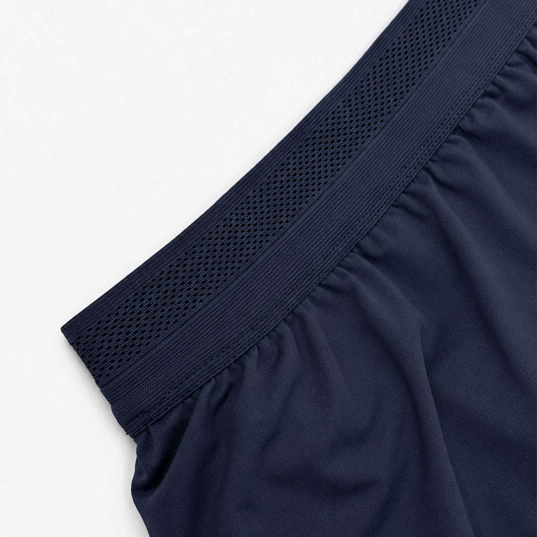 Short Side Split Performance Tech Aeradry® Navy Race 4"