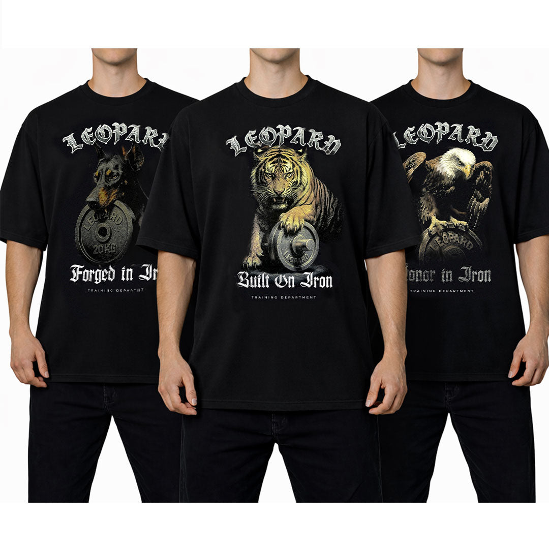 T-Shirt Oversized Iron 3 Pack
