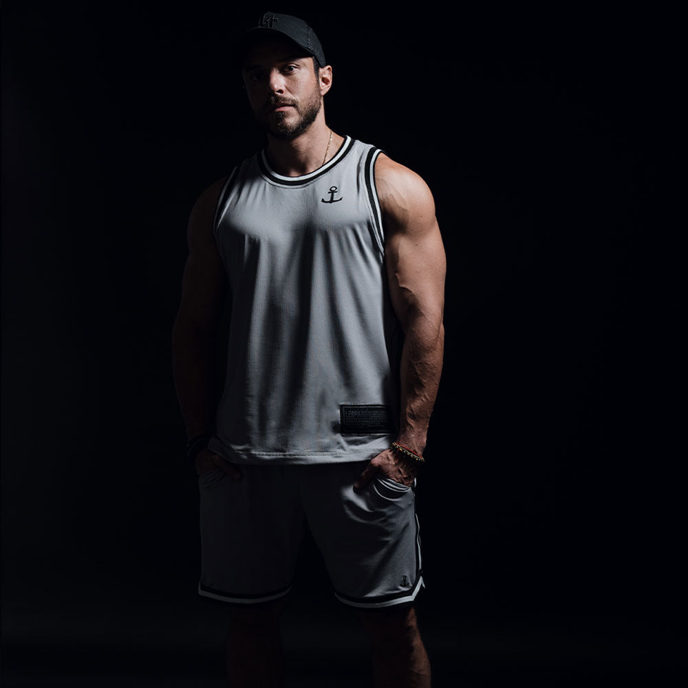 Mesh Jersey Mamba State Gray Anchor Logo