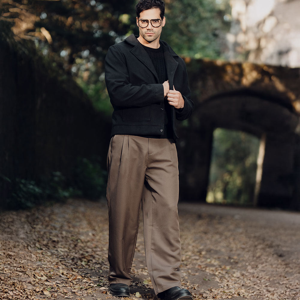 Nice Guy Trouser Ultra Relaxed Straight Fit Expresso Brown