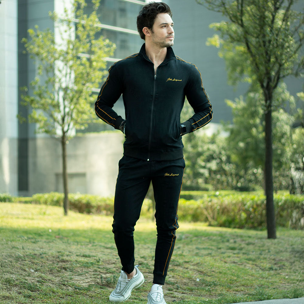Scuderia Tracksuit Black Golden Logo