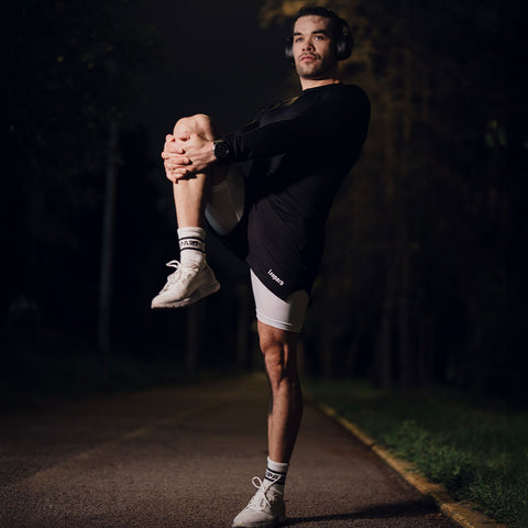 Speed Compression Short Night Black Logo White