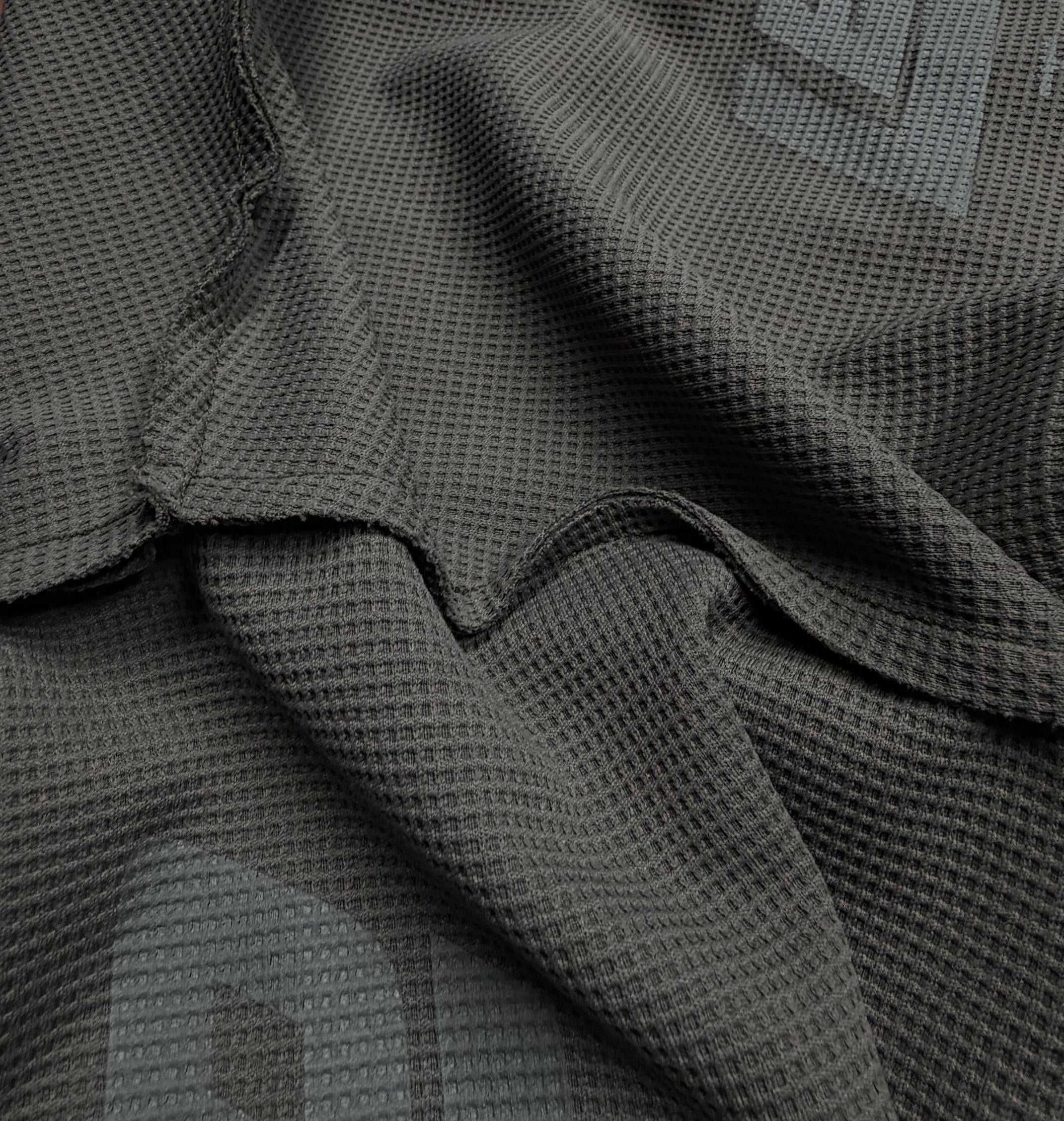 Playera Thermal Waffle Longsleeve Olive Green