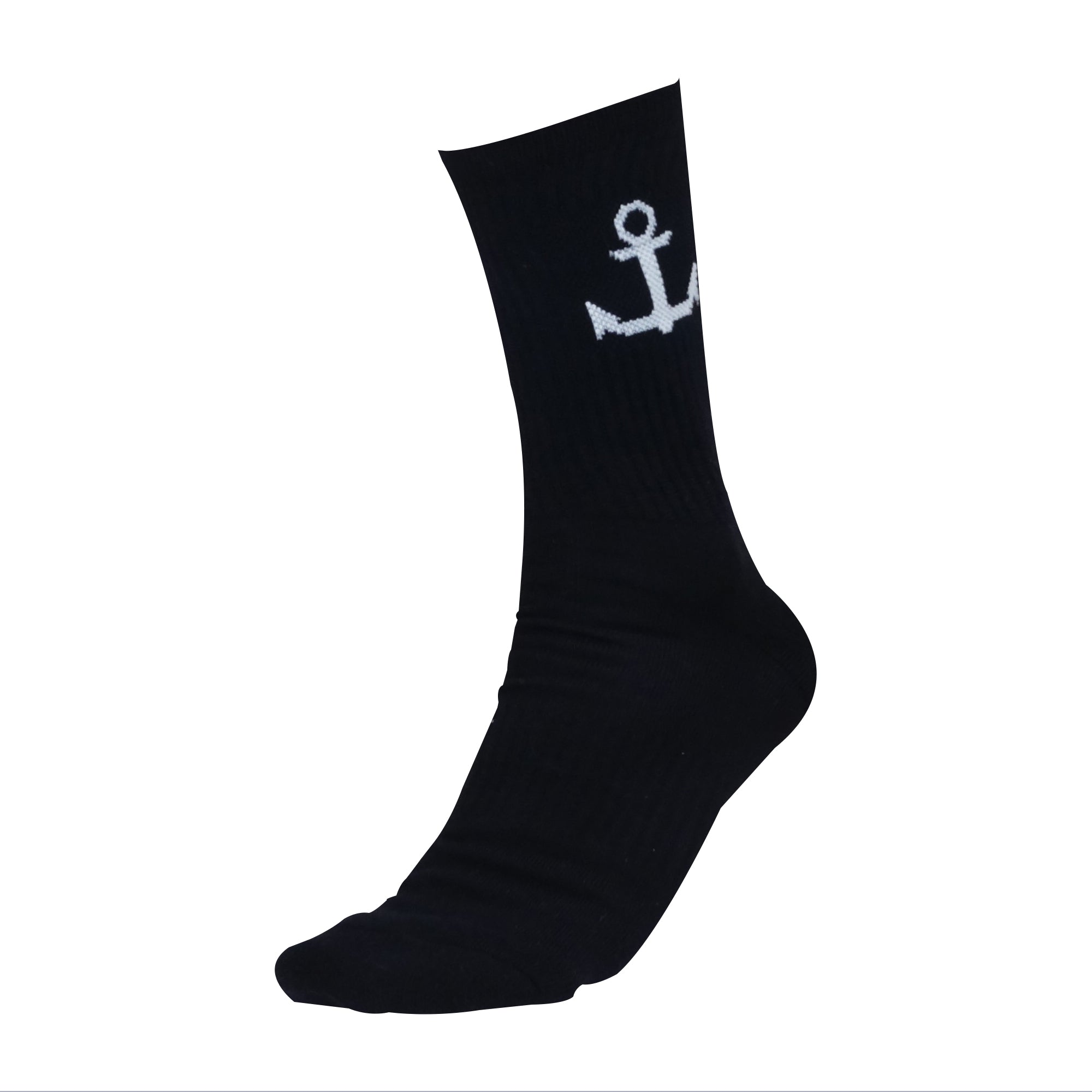 Black Sock White Anchor