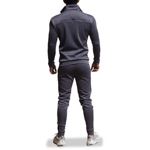 Elite Track Suit Pants Gris Franja Negra