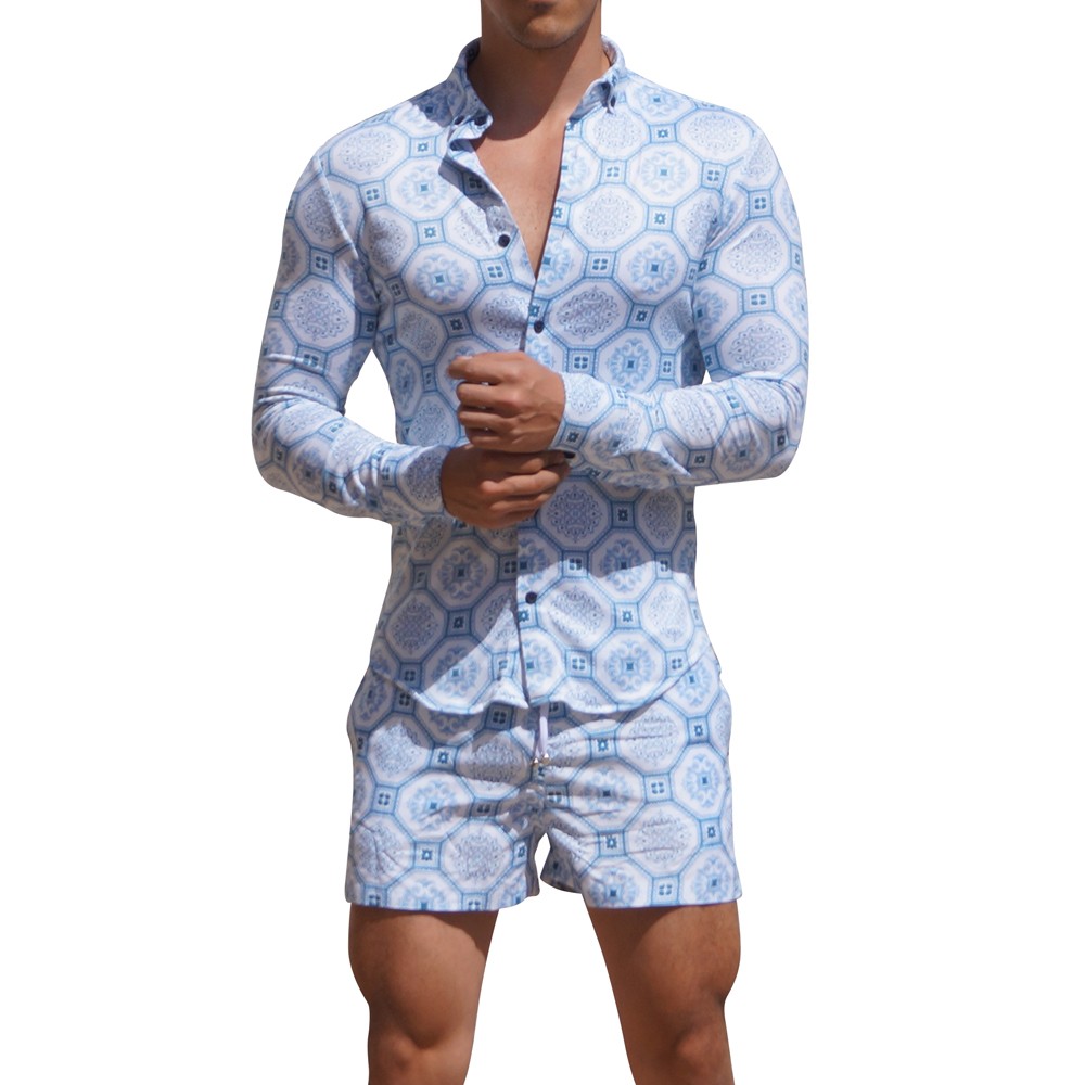 Turquish White Long Sleeve Shirt