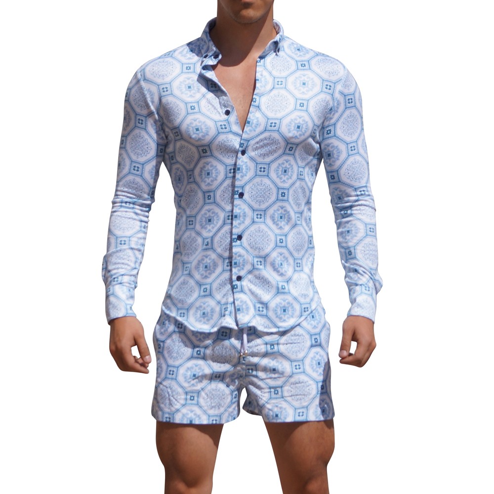 Turquish White Long Sleeve Shirt