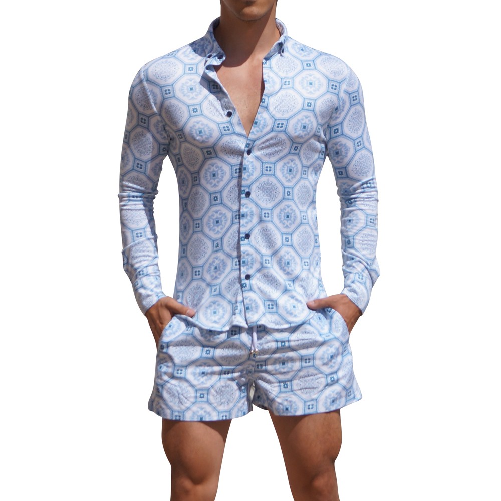 Turquish White Long Sleeve Shirt