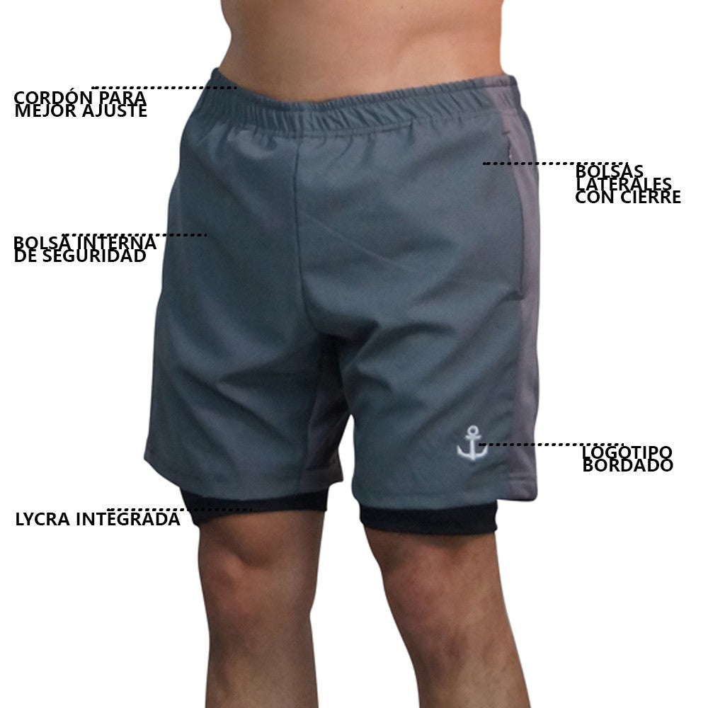 Strong Line Short Oxford Logo Silver