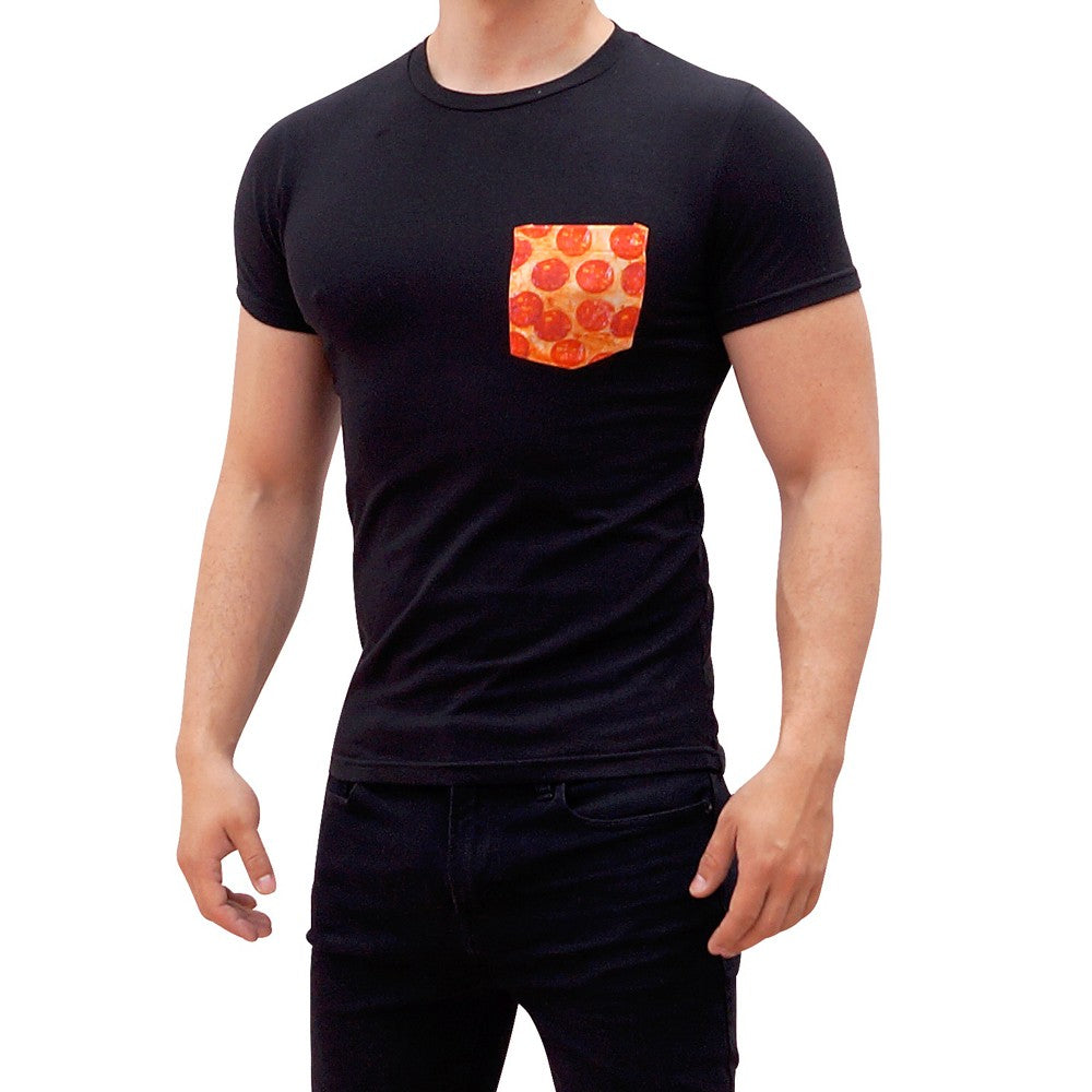 Black T-shirt Pepperonis Bag