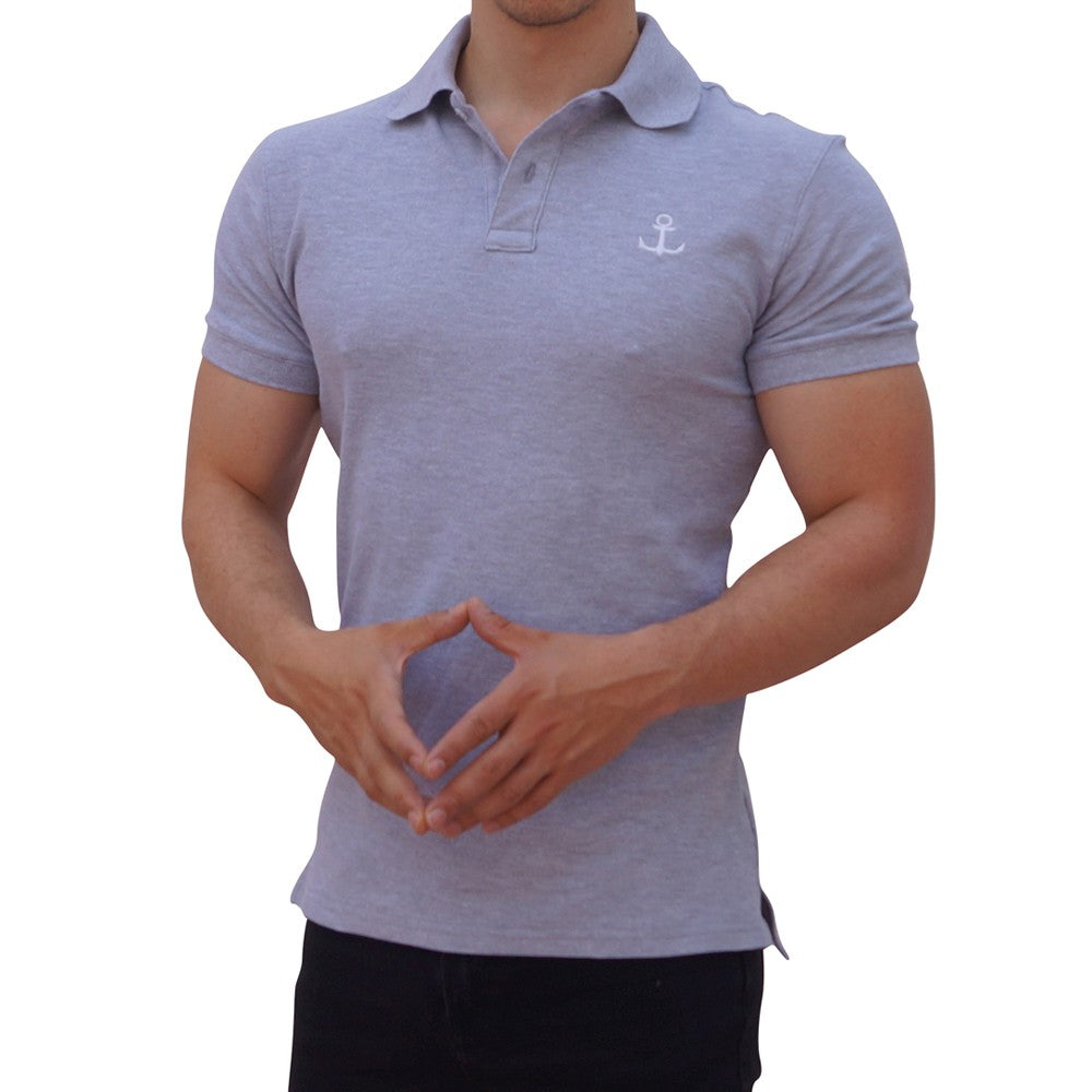 Jaspe Polo Shirt White Logo Short Sleeve Jaspe