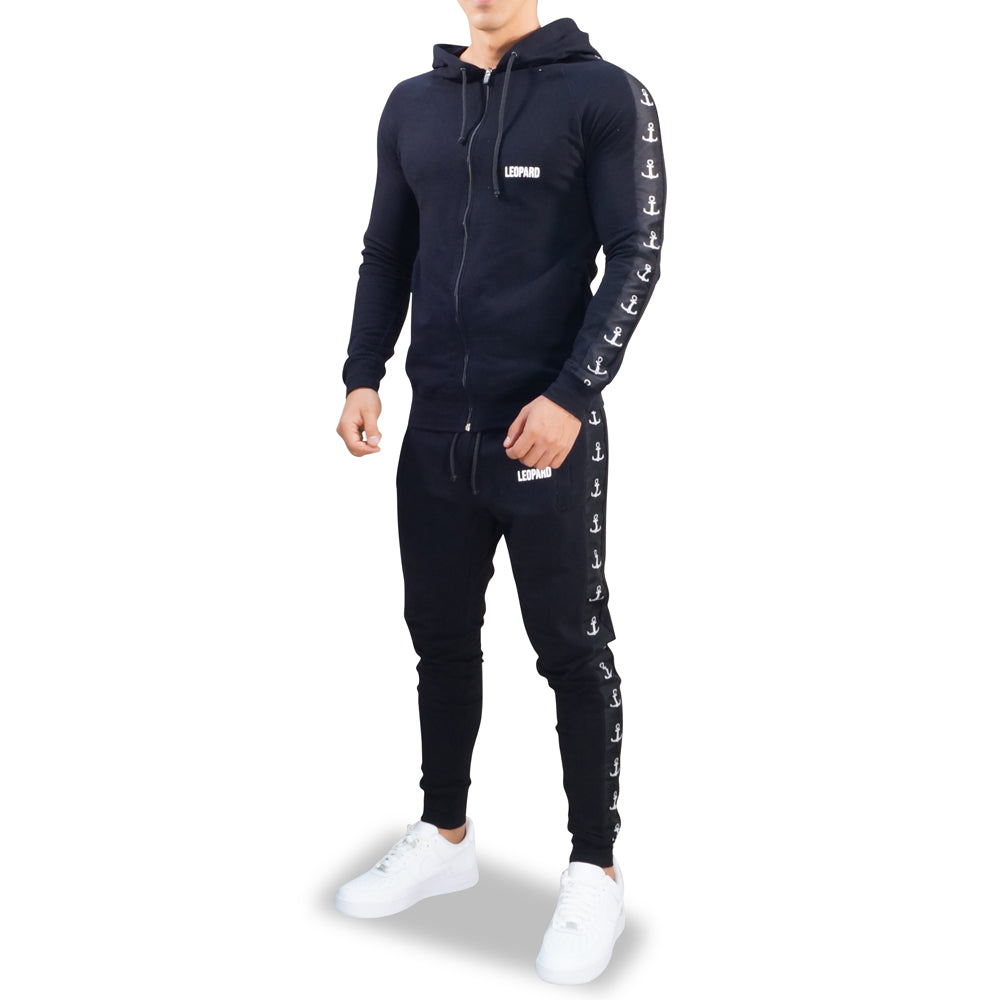 Alpha Track Jogger Logo Stripe Black