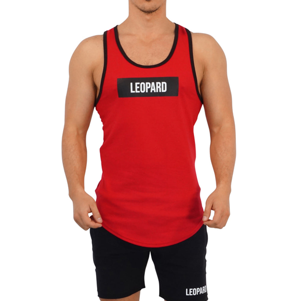 GYM CORE TANK ROJO BIG BOX LOGO