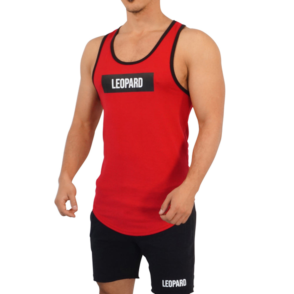 GYM CORE TANK ROJO BIG BOX LOGO