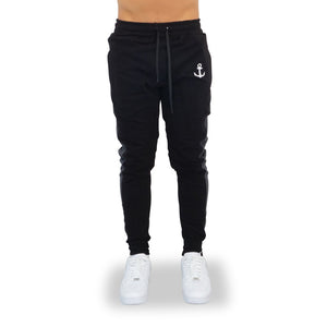 Alpha Track Jogger Black Stripe Oxford