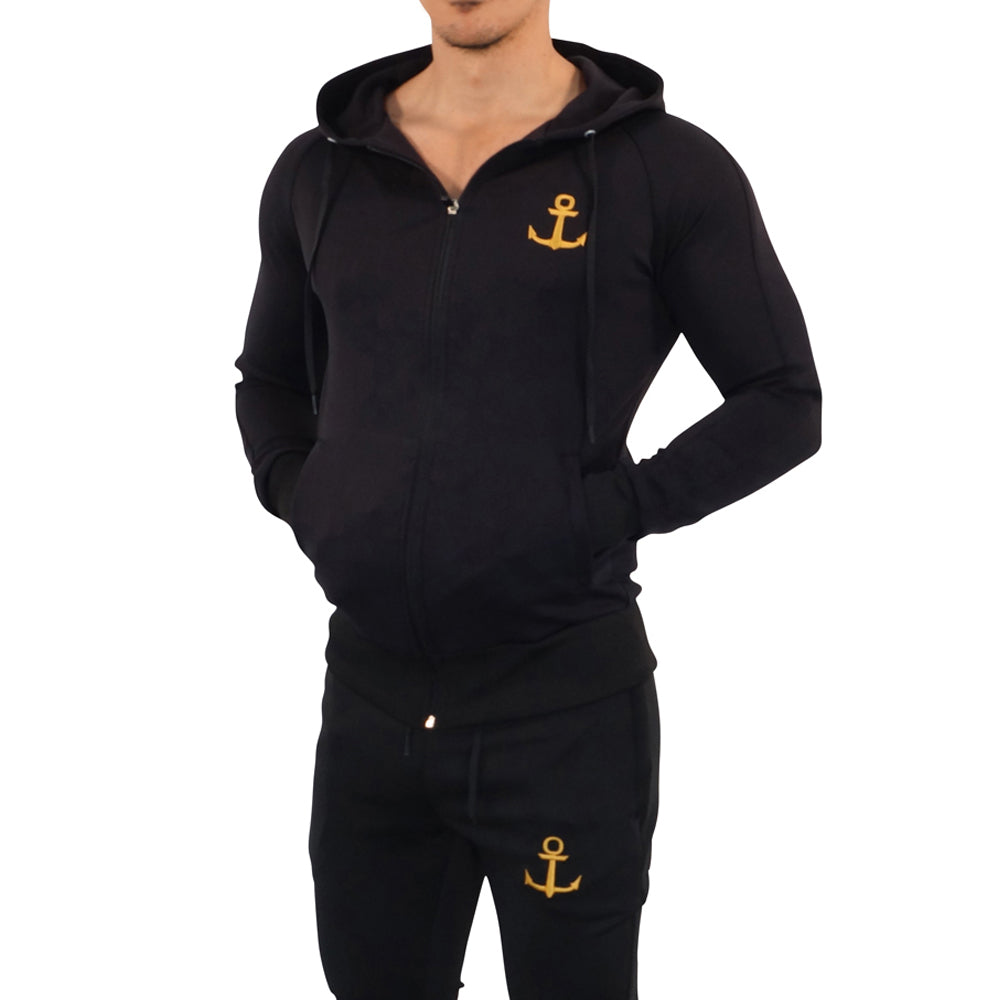 Delta Jacket Black Golden Anchor 