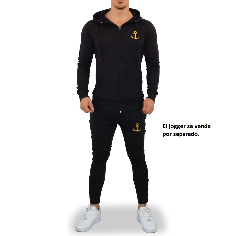 Delta Jacket Black Golden Anchor 