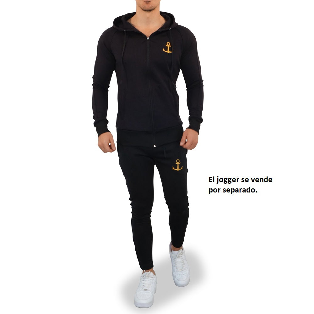 Delta Jacket Black Golden Anchor 