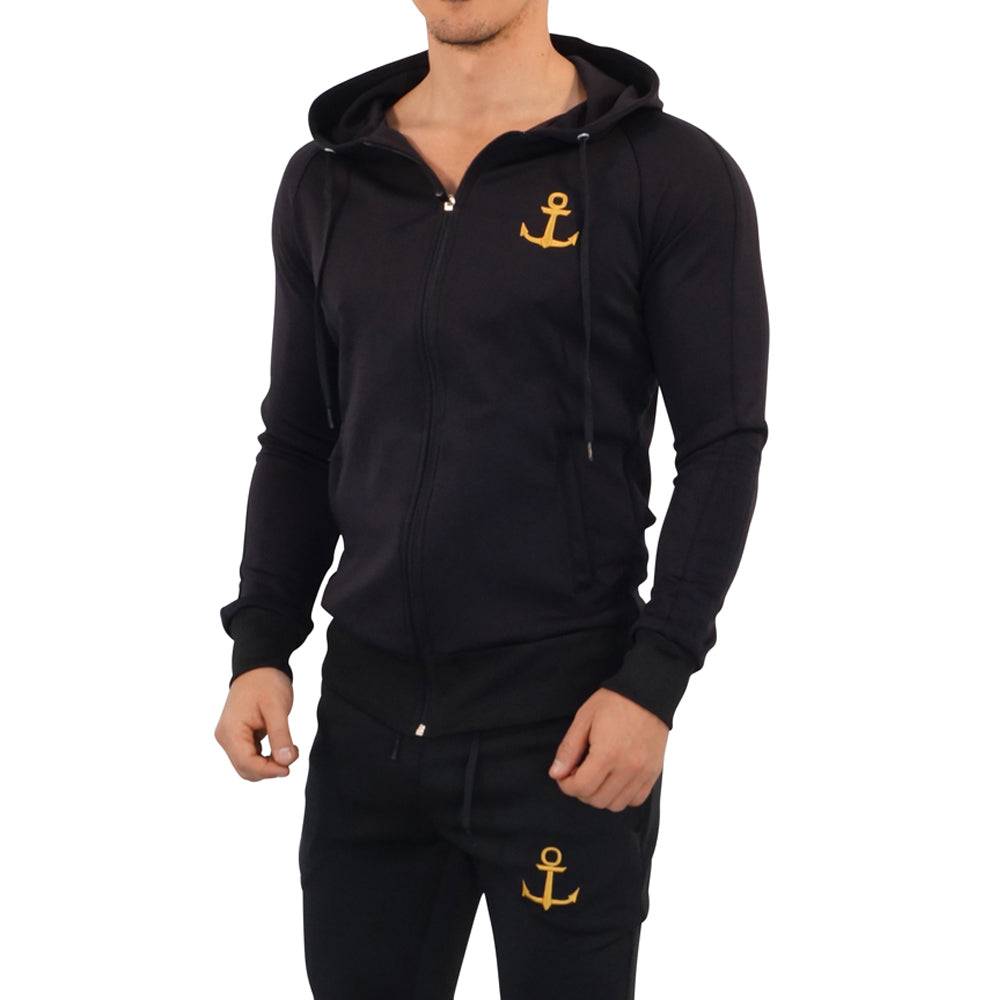 Delta Jacket Black Golden Anchor 