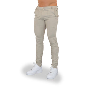Semi Formal Trouser Slim Fit Beige
