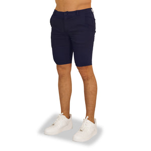 Ultra Stretch Skinny Shorts Chino Navy