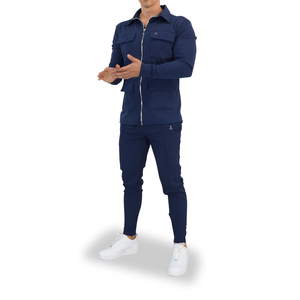 Casual Utility Tracksuit Navy