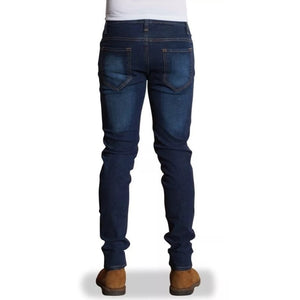 Jeans Slim Fit Washed Navy Blue