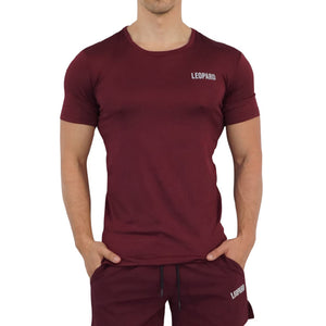 Training Top Running  Burgundy